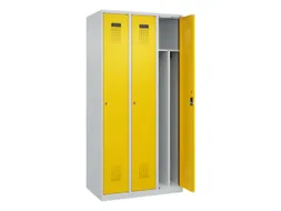 locker voor scheiding van kleding,HxBxD 1850x900x500mm,3vak