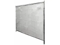 ondoorzichtige folie,v. mobiel hek,HxB 1760x3410mm,m. ogen,kunststof