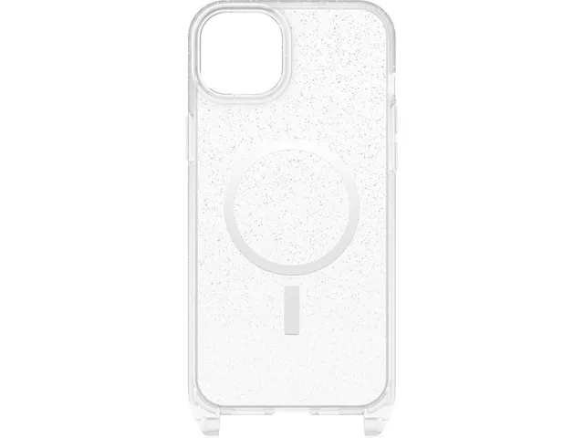 Coque avec cordon OtterBox React MagSafe iPhone 14 Plus Stardust clear