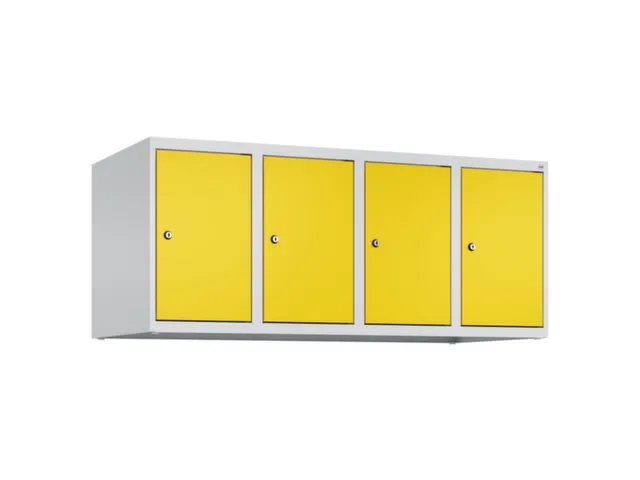 opzetkast,v. locker,4vak.,vak B 300mm,HxBxD 500x1200x500mm
