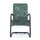 Luxe Vergaderstoel Dunton Hunter Velours Zwart Sledeframe