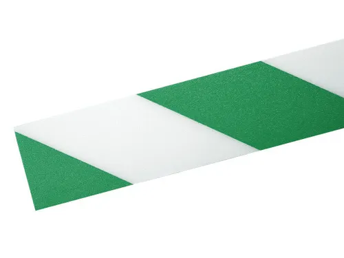Durable Signaal Sticker Vloermarkering Groen/wit 50mmx30m