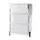 Verrijdbaar Ladeblok Hxbxd 642x390x436mm 4laden Romp Wit Front Wit