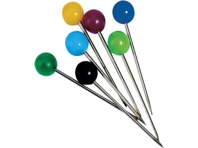 Épingles De Signalisation, Couleurs Assorties, Boîte De 60 Pièces