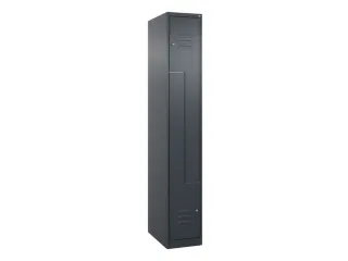 Z-garderobekast,HxBxD 1850x300x500mm,vak B 150/300mm,cil.-slot - 1