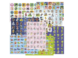 Belongingsstickermix De Stulp fantasie assorti - 1