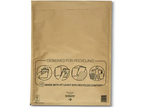 Mail Lite Gold Luchtkussenenveloppen K/7 350x470mm Kraft 100 stuks