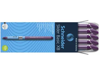 Balpen Schneider Slider Basic XB 1,4mm kogelbreedte violet - 6
