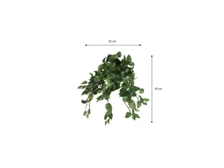Kunstplant Mica Scindapsus hangend groen 45x25cm - 9