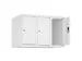 opzetkast,v. locker,3vak.,vak B 250mm,HxBxD 500x750x500mm,vleugeldeur