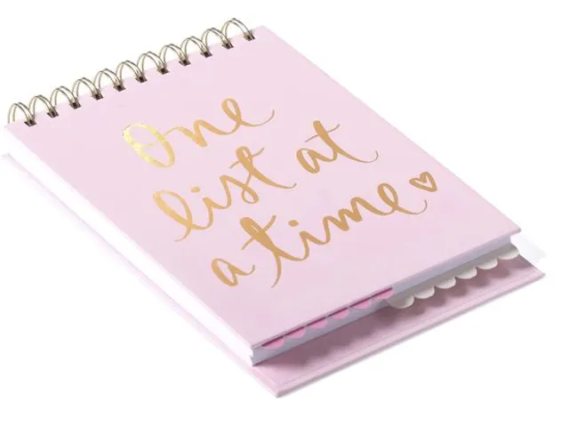Bloc-notes spirale One List a time ligné 15x22cm