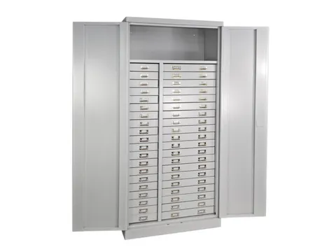 ladekast HxBxD 1790x800x410mm 40laden cilinderslot RAL7035