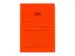 Classico L-map met venster A4 oranje 100 stuks