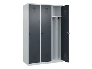 locker voor scheiding van kleding,HxBxD 1850x1200x500mm,3vak - 1