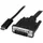 Usb-c Naar Dvi Adapter Kabel - 2 M - 1920x1200 - Zwart