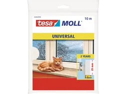Moll Universal tochtstrip 10 m x 25 mm wit