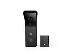 Videodeurbel Nedis Smartlife Wifi 3MP Full HD 1296p zwart