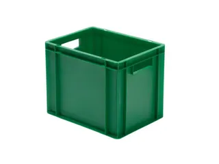Euronorm-stapelbak 29l 320x400x300mm Wanden/bodem Gesloten Groen - 1