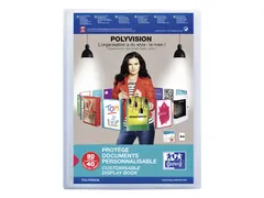 Showalbum Oxford Polyvision A4 40 tassen PP transparant