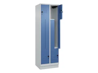 Z-garderobekast,HxBxD 1950x600x500mm,vak B 150/300mm,draaigrendel - 2
