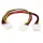 LP4 naar 2x LP4 Voedingskabel Y-adapter M/F