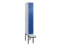 Z-garderobekast,HxBxD 2120x300x815mm,2vak,vak B 300mm,draaigrendel
