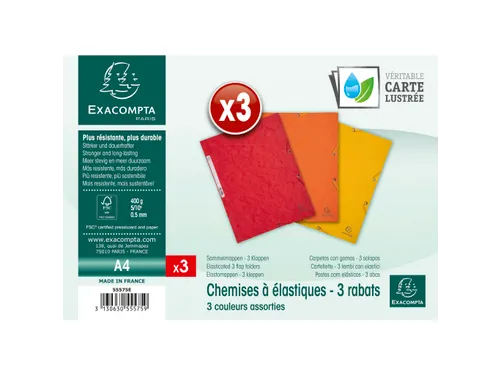 Pk3 Elastomap glansk art.3klep A4 Zon