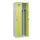 locker voor scheiding van kleding,HxBxD 1850x600x500mm,2vak