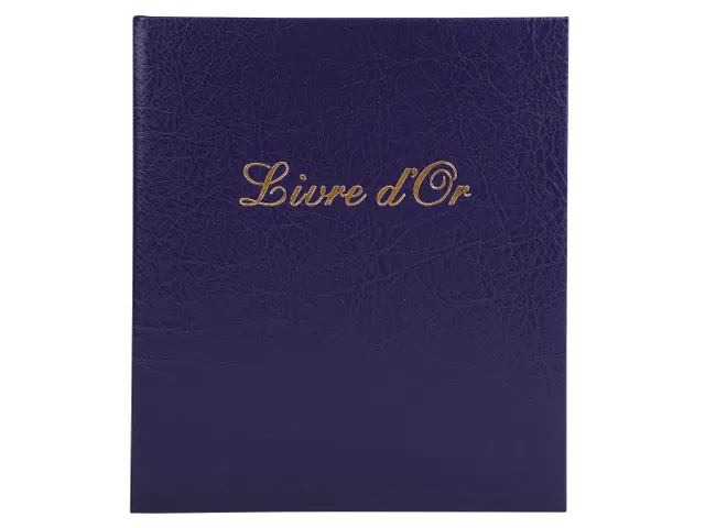 Gastenboek Livre d'O r 27x19cm 140bl ass