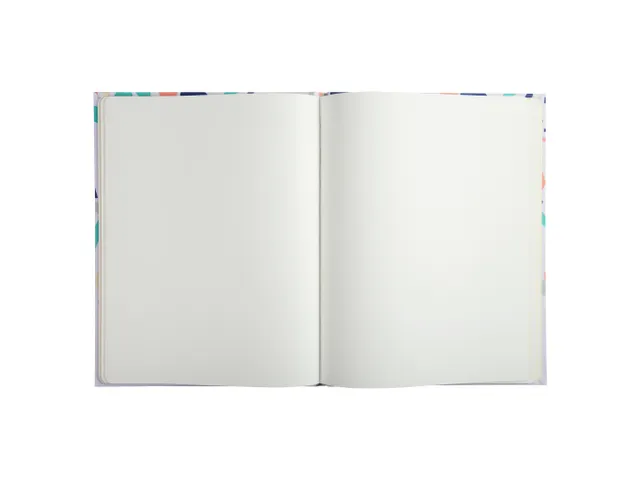 Gastenboek 100p. wit 27x22cm TERRAZZO