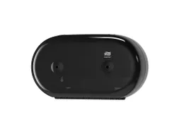 Tork T9 SmartOne Twin Mini Toiletpapier Dispenser Elevation Zwart