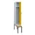 locker met bank,voor scheiding van kleding,HxBxD 2120x300x815mm,1vak