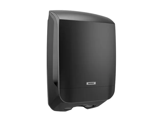 Handdoekdispenser Katrin medium zwart 77434