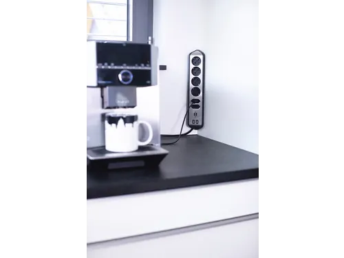 Stekkerdoos Brennenstuhl bureau Estilo 6 voudig inclusief 2 USB 2 m