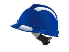 MSA V-Gard GV151 veiligheidshelm, HDPE, niet geventileerd, blauw per s