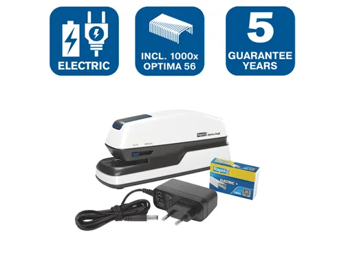 Nietmachine Elektrisch Optima Grip 20vel Zwart/Zilver