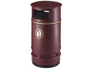 Kunststof Buitenbak Copperfield 90 Liter Bordeaux - 1