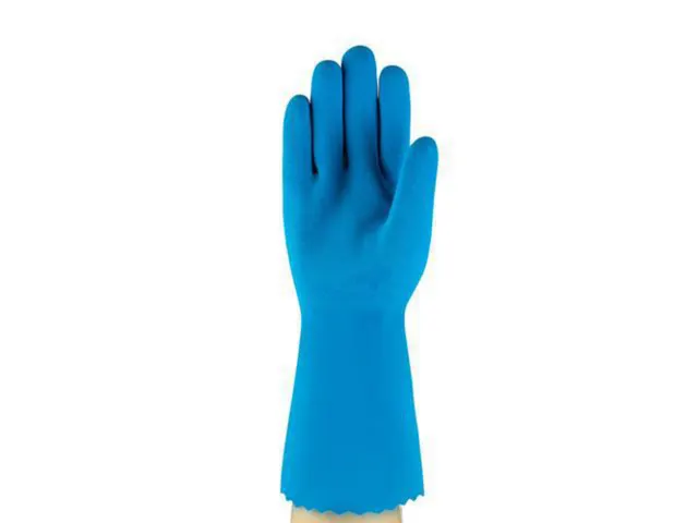 Gants chimiques en latex Ansell AlphaTec 87-029, taille 7, les 120 pai