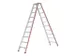 escabeau industriel,double face,2x10marches,Hauteur 1,85m