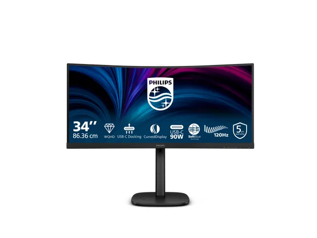 Ecran PC 34 inch incurvé Philips WQHD avec USB-C