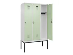 locker,HxBxD 2120x1200x500mm,3vak,vak B 400mm,draaigrendel