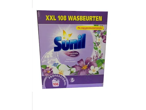 Sunil Color waspoeder proffesional lavendel, wit/kleur 7.56kg