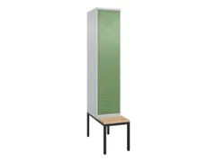 locker voor scheiding van kleding,HxBxD 2120x400x815mm,1vak