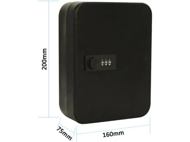 Armoire à clés serrure à combinaison 30 clés noir