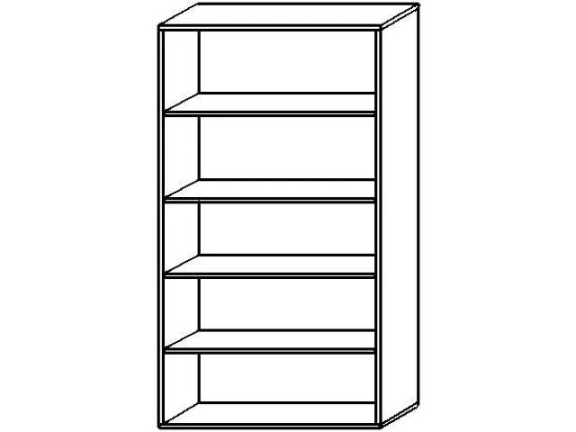 kantoorstelling,HxBxD 1920x1000x430mm,decor romp esdoorn