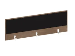 baliepaneel,v. bureau,aanbouw achter,B 1400mm,NT-cherry,BN8033-zwart