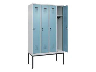 locker,HxBxD 2120x1200x500mm,4vak,vak B 300mm,draaigrendel - 1