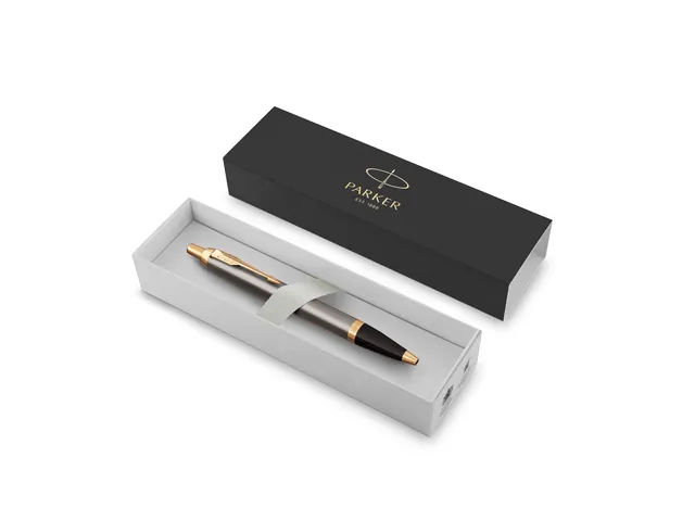 Stylo bille Parker IM Collection Grey GT Medium