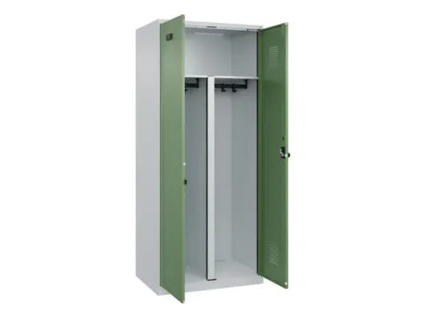 PBM-locker,HxBxD 1850x800x500mm,2vak,vak B 400mm,draaigrendel