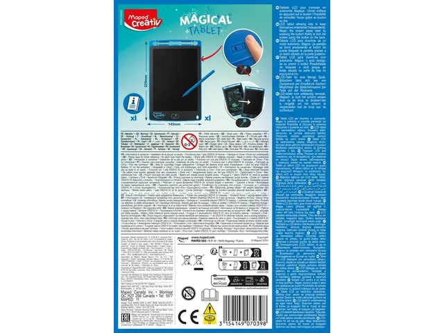 Maped Creativ Magical tablet 8,5 inch Tekentablet met LCD display